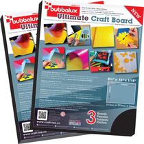Pacote com 3 pranchas artesanais Floortex FPBU118BK2 Bubbalux Black Pacote com 3 pranchas artesanais Floortex FPBU118BK2 Bubbalux Black