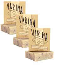 Pacote com 3 sabonetes Varina Patchouli Sandalwood Gentle Cleansing Pacote com 3 sabonetes Varina Patchouli Sandalwood Gentle Cleansing