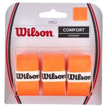 Pacote com 3 Tennis Overgrip WILSON Pro Comfort Burn Orange Pacote com 3 Tennis Overgrip WILSON Pro Comfort Burn Orange
