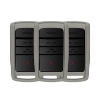 Pacote com 3 unidades de abridor de porta de garagem Remote Avisontek O3T-BX/A de 3 anos