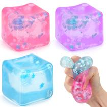 Pacote com 3 unidades Fidget Toy Gretex Ice Cube Stress Relief para todas as idades
