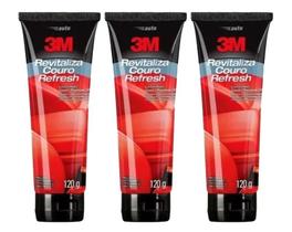 Pacote com 3 unidades revitalizador de couro refresh 3m Pacote com 3 unidades revitalizador de couro refresh 3m