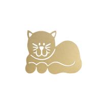 Pacote Com 30 Aplique Gato Enfeite Decoração PPP 5x4 Laser Mdf Madeira