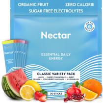 Pacote com 30 eletrólitos de cafeína orgânica Energy Booster Nectar B12