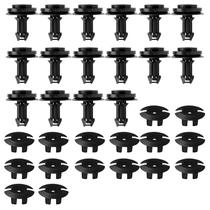 (Pacote com 32) Clipe e ilhós de retenção do defletor de ar frontal para GMC Sierra Chevrolet Silverado Yukon