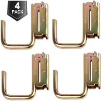 Pacote com 4 acessórios de amarração E-Track Steel J-Hooks Pacote com 4 acessórios de amarração E-Track Steel J-Hooks