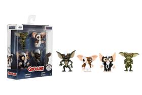 Pacote com 4 bonecos fundidos sob pressão Toy Jada Toys Gremlins 2.5 para crianças a partir de 8 anos