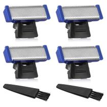Pacote com 4 cabeças de reposição para barbeador recarregável Solo Trimmer Pacote com 4 cabeças de reposição para barbeador recarregável Solo Trimmer