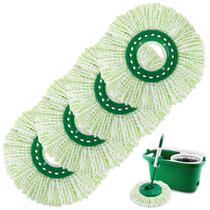 Pacote com 4 cabeças de reposição Spin Mop para Libman Tornado Pacote com 4 cabeças de reposição Spin Mop para Libman Tornado