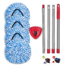 Pacote com 4 cabeças de reposição Spin Mop para O Ceda EasyWring Pacote com 4 cabeças de reposição Spin Mop para O Ceda EasyWring