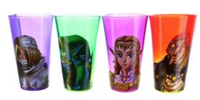 Pacote com 4 canecas de vidro The Legend of Zelda