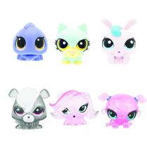 Pacote com 4 cápsulas cegas Basic Fun Littlest Pet Shop Mashems