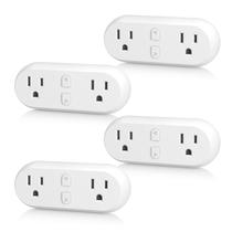 Pacote com 4 extensores de saída Smart Plug HBN 15A WiFi e Bluetooth Pacote com 4 extensores de saída Smart Plug HBN 15A WiFi e Bluetooth