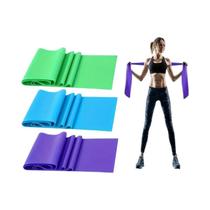 Pacote Com 4 Faixas De Resistência TPE Para Yoga, Fitness, Pilates E Reabilitação, Bandas Elásticas