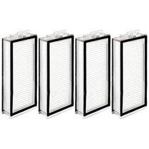 (Pacote com 4) Filtros HEPA de reposição para aspirador Roborock Q5 Max+ (Pacote com 4) Filtros HEPA de reposição para aspirador Roborock Q5 Max+