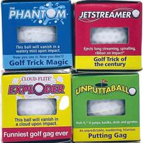 Pacote com 4 Golf Trick Balls Trick Golfball Company Exploding