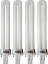 (Pacote com 4) Lâmpada CFL KOR 13W 3500K branca neutra GX23