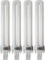 (Pacote com 4) Lâmpada CFL KOR 13W 5000K branca brilhante 50K (Pacote com 4) Lâmpada CFL KOR 13W 5000K branca brilhante 50K