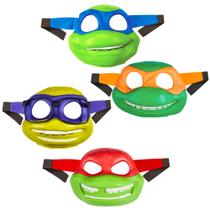 Pacote com 4 máscaras Toy Teenage Mutant Ninja Turtles Mutant Mayhem Turtle