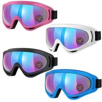 Pacote com 4 óculos de motocicleta Vatefery Kids para andar de bicicleta suja