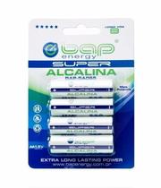 Pacote Com 4 Pilhas Super Alcalinas Aa Bap-Sa065 Bap Energy