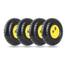 (Pacote com 4) Pneus pneumáticos utilitários multiuso AR-PRO 4.10/3.50-4