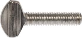 Pacote com 4 polegar de aço inoxidável Screw Hillman 5/16 x 2,5 cm
