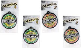 Pacote com 4 purificadores de ar Sex Wax, aroma de coco e abacaxi Pacote com 4 purificadores de ar Sex Wax, aroma de coco e abacaxi