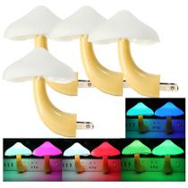 Pacote com 4 sensores de mudança de cor Night Light AUSAYE Plug in Pacote com 4 sensores de mudança de cor Night Light AUSAYE Plug in