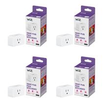 Pacote com 4 Smart Plug WiZ Sunset to Sunrise Automation
