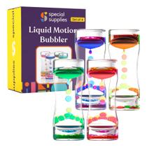 Pacote com 4 suprimentos especiais para brinquedos Liquid Motion Bubbler