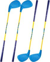 Pacote com 4 tacos de golfe de quintal de grandes dimensões HOTWIND, eixo de 91 cm Pacote com 4 tacos de golfe de quintal de grandes dimensões HOTWIND, eixo de 91 cm