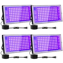 Pacote com 4 unidades Black Light Indmird UV de 100 W para Glow Party IP65
