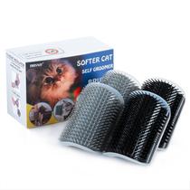 Pacote com 4 unidades Cat Self Groomer com bolsa Catnip para cachorrinho Pacote com 4 unidades Cat Self Groomer com bolsa Catnip para cachorrinho