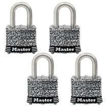 Pacote com 4 unidades de aço inoxidável Lock Master Lock 3SSQ
