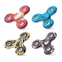 Pacote com 4 unidades de aço inoxidável padrão Fidget Spinner ZURU 4 Design