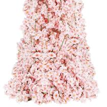 Pacote com 4 unidades de seda artificial Cherry Blossom Garland Sunm Boutique