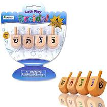 Pacote com 4 unidades do jogo Dreidel The Dreidel Company Let's Play Hanukkah Pacote com 4 unidades do jogo Dreidel The Dreidel Company Let's Play Hanukkah