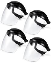 Pacote com 4 unidades Safety Face Shield Tellegloww para trituração e corte