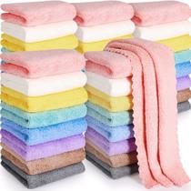 Pacote com 40 panos de arroto para bebês Mixweer, 50x25 cm, absorventes, multicoloridos