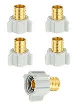 (Pacote com 5) Adaptador giratório NPT feminino EFIELD Pex 3/4 Pex x 1/2