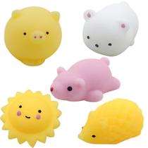 Pacote com 5 brinquedos fofos para animais, conjunto para al Pacote com 5 brinquedos fofos para animais, conjunto para al