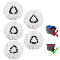 Pacote com 5 cabeças de reposição Mop para o esfregão Ocedar EasyWrin Spin