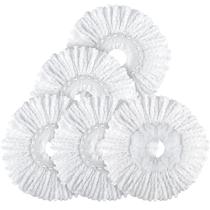 Pacote com 5 cabeças de reposição Spin Mop para sistemas Hurricane 360