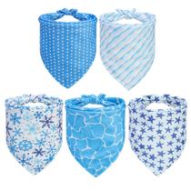 Pacote com 5 cachecóis reversíveis de verão Dog Bandana PAWCHIE