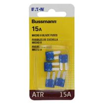 Pacote com 5 lâminas Fuse Bussmann BP/ATR-15-RP de 15 A