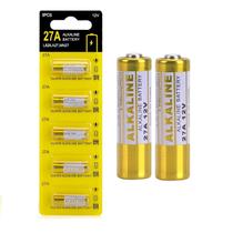 Pacote com 5 Pilhas Alcalinas 27A A27 12V, Pilhas Duradouras e à Prova de Vazamentos para Controles Remotos, Campainhas e Chaves, MN27 12 Volts Pacote com 5 Pilhas Alcalinas 27A A27 12V, Pilhas Duradouras e à Prova de Vazamentos para Controles Remotos, Campainhas e Chaves, MN27 12 Volts