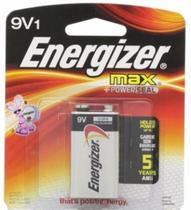 Pacote com 5 Pilhas Alcalinas Energizer MAX 9V Pacote com 5 Pilhas Alcalinas Energizer MAX 9V