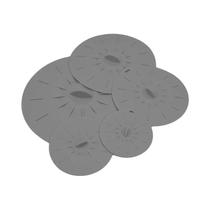 Pacote Com 5 Protetores De Silicone Para Micro-ondas Reutilizáveis E Resistentes Ao Calor, 5