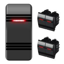 Pacote com 5 Rocker Switch RWUJILONG Car-ling, 3 pinos, impermeável, 12 V/20 A Pacote com 5 Rocker Switch RWUJILONG Car-ling, 3 pinos, impermeável, 12 V/20 A